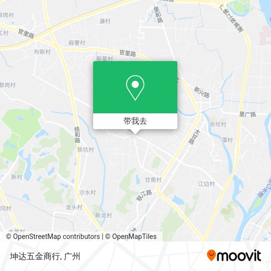坤达五金商行地图