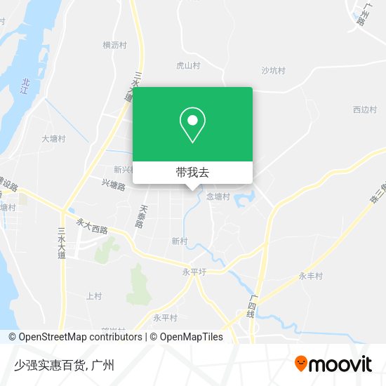 少强实惠百货地图
