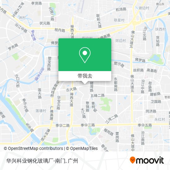 华兴科业钢化玻璃厂-南门地图