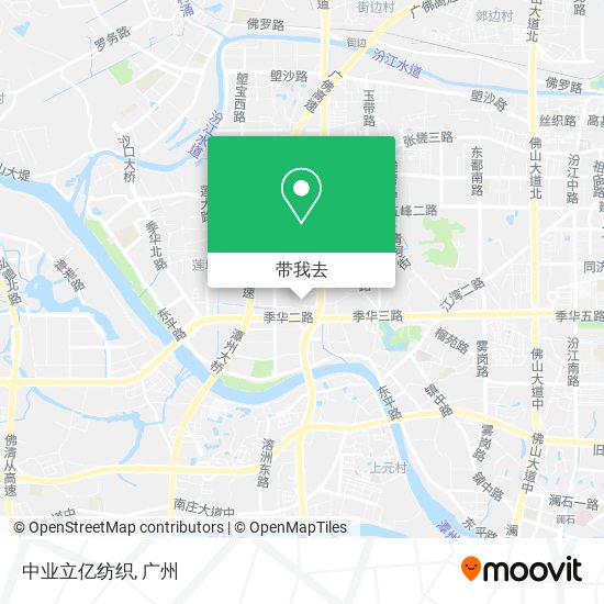 中业立亿纺织地图