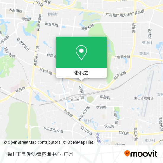 佛山市良俊法律咨询中心地图