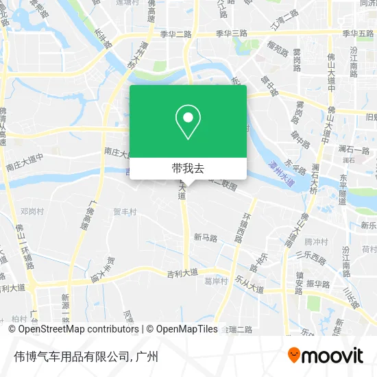 伟博气车用品有限公司地图