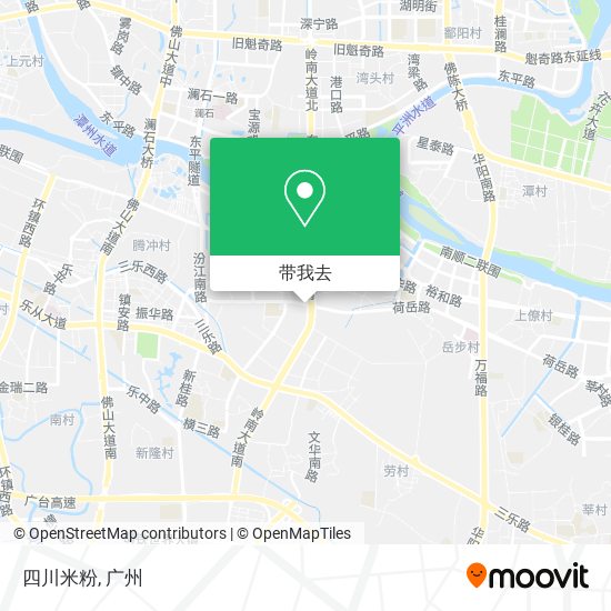 四川米粉地图