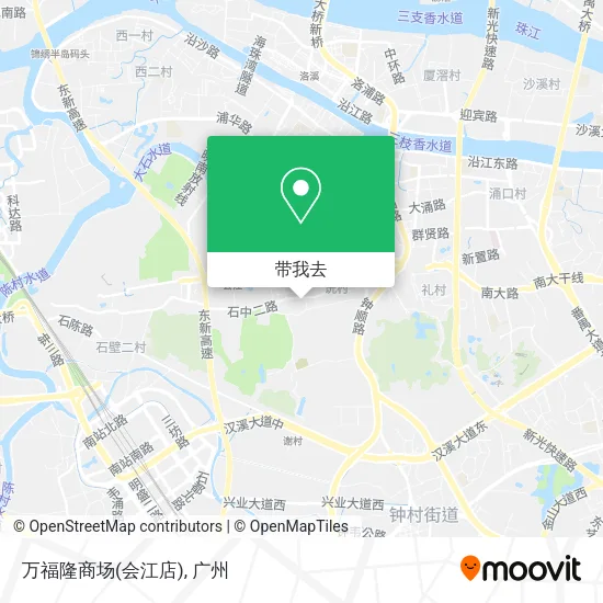 万福隆商场(会江店)地图
