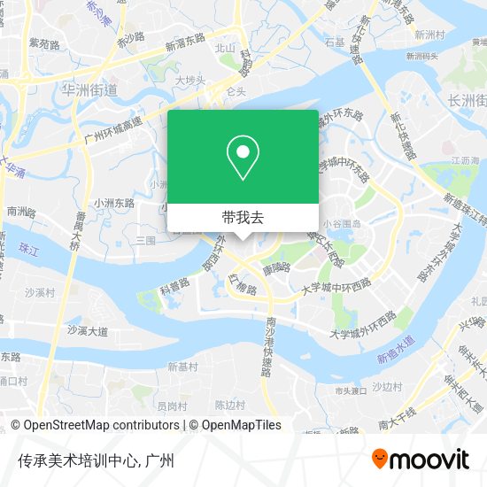 传承美术培训中心地图