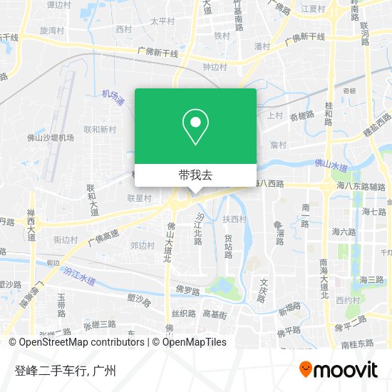 登峰二手车行地图
