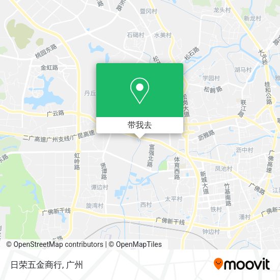 日荣五金商行地图