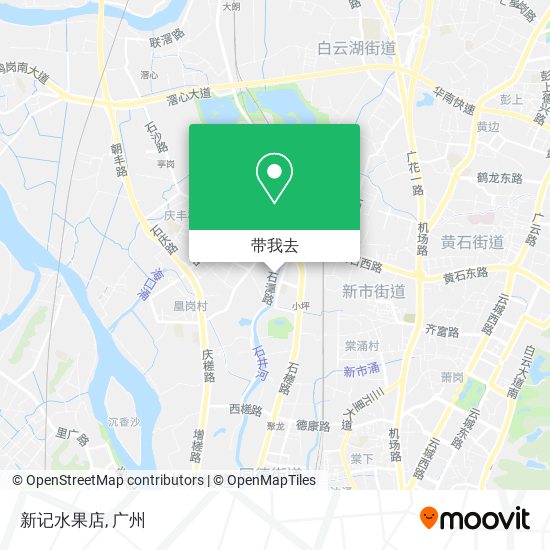 新记水果店地图