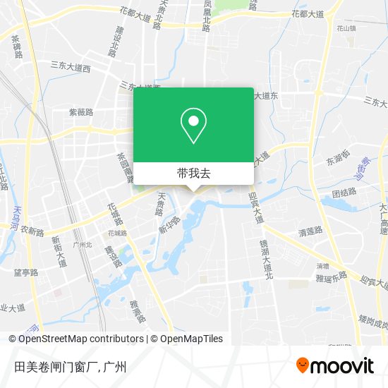 田美卷闸门窗厂地图