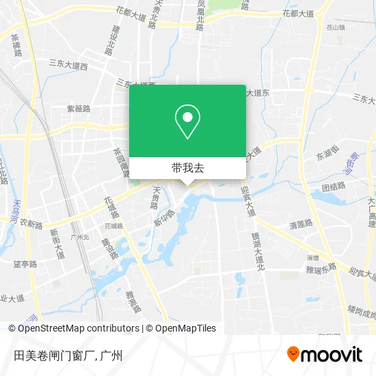 田美卷闸门窗厂地图