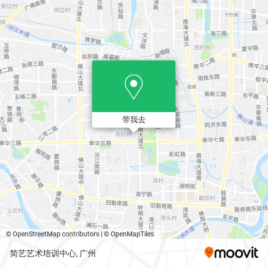 简艺艺术培训中心地图