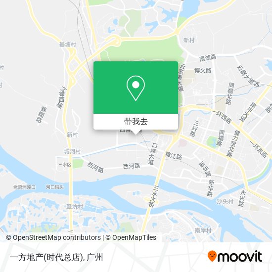 一方地产(时代总店)地图