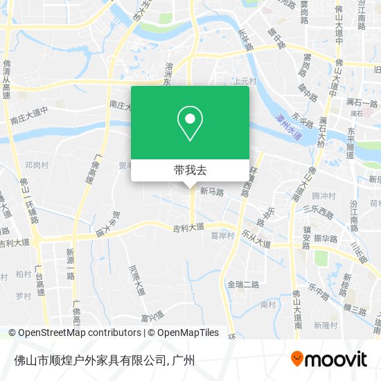 佛山市顺煌户外家具有限公司地图