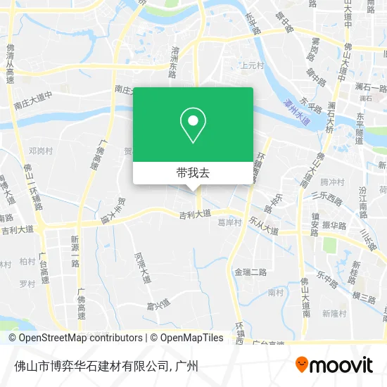 佛山市博弈华石建材有限公司地图