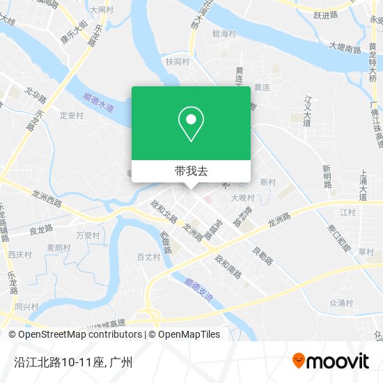 沿江北路10-11座地图