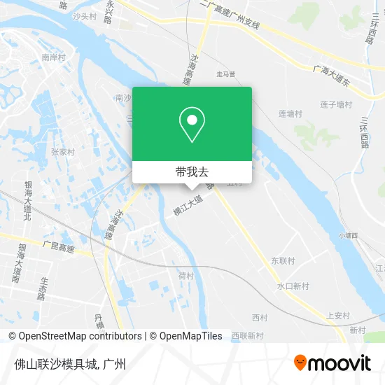 佛山联沙模具城地图