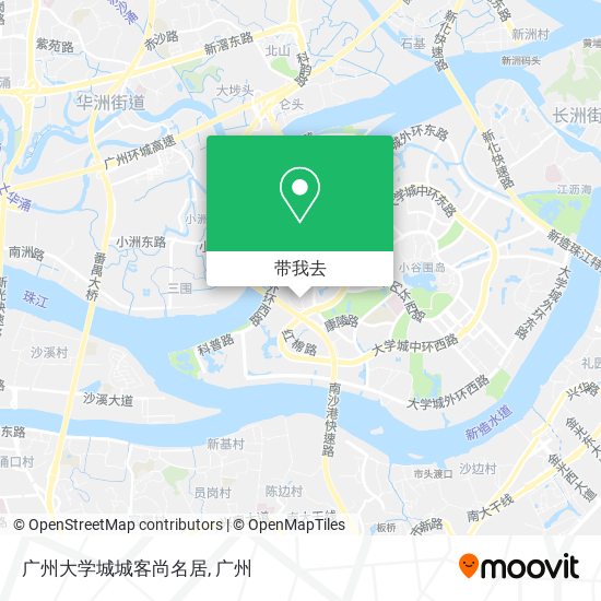 广州大学城城客尚名居地图