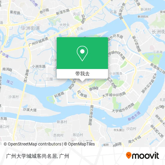 广州大学城城客尚名居地图