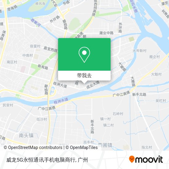 威龙5G永恒通讯手机电脑商行地图