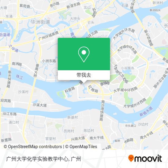 广州大学化学实验教学中心地图
