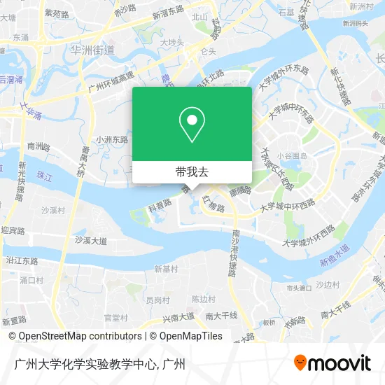 广州大学化学实验教学中心地图