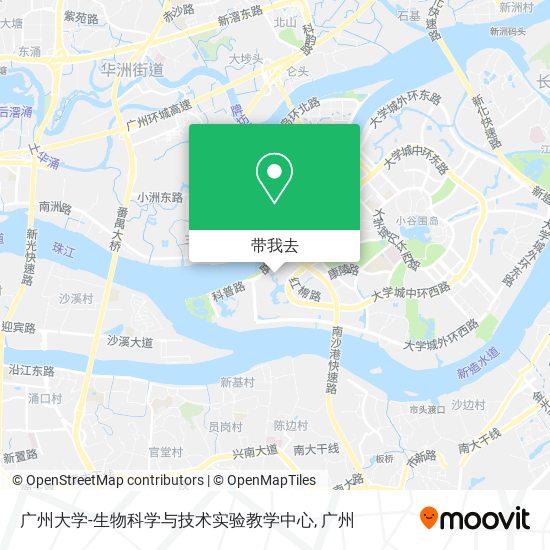 广州大学-生物科学与技术实验教学中心地图