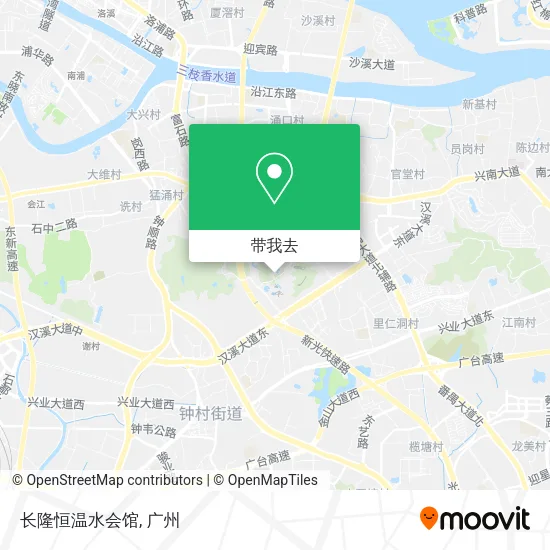 长隆恒温水会馆地图
