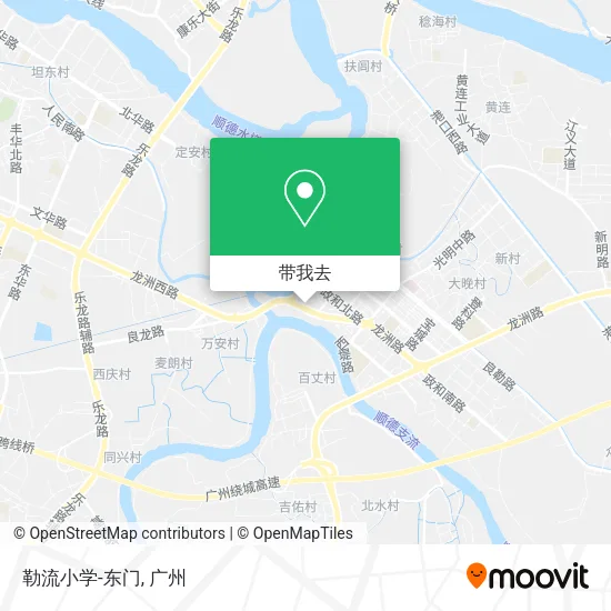 勒流小学-东门地图