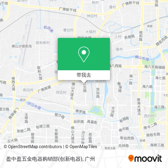 盈中盈五金电器购销部(创新电器)地图