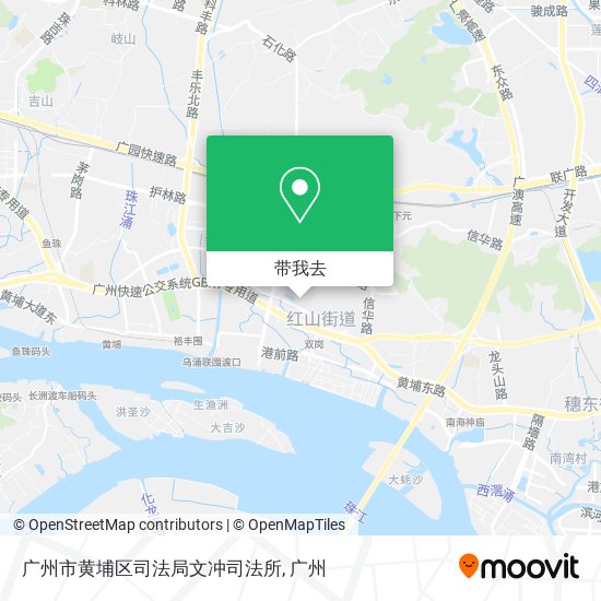 广州市黄埔区司法局文冲司法所地图