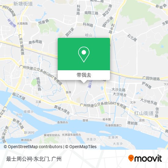 最士周公祠-东北门地图