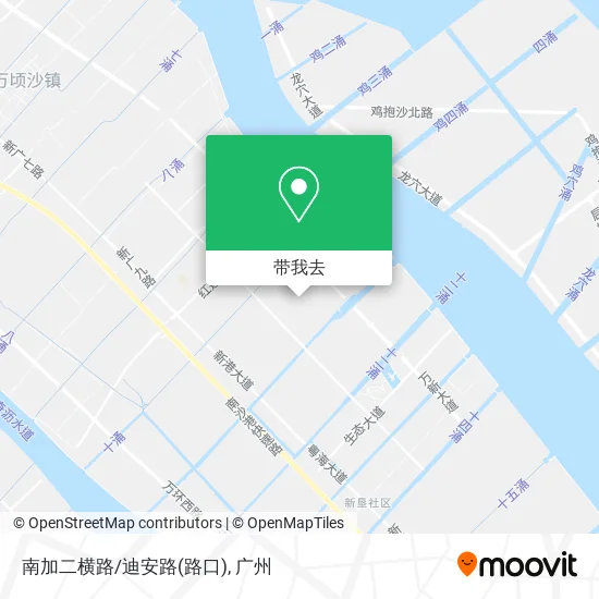 南加二横路/迪安路(路口)地图