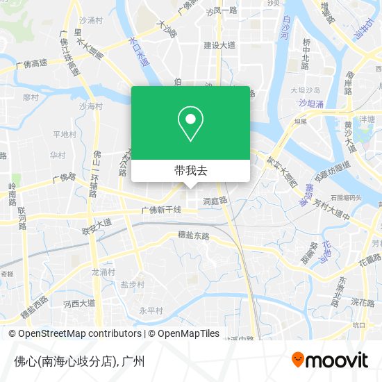 佛心(南海心歧分店)地图