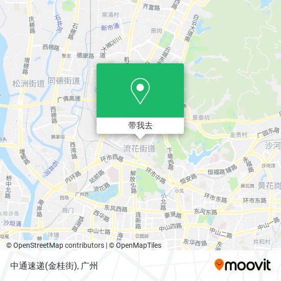 中通速递(金桂街)地图