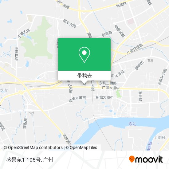 盛景苑1-105号地图