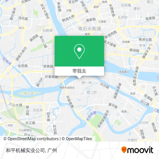 和平机械实业公司地图