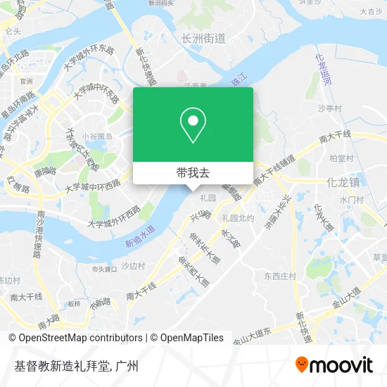 基督教新造礼拜堂地图