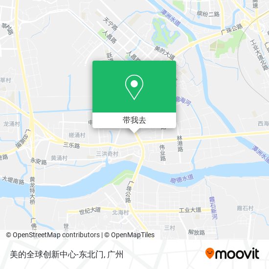 美的全球创新中心-东北门地图