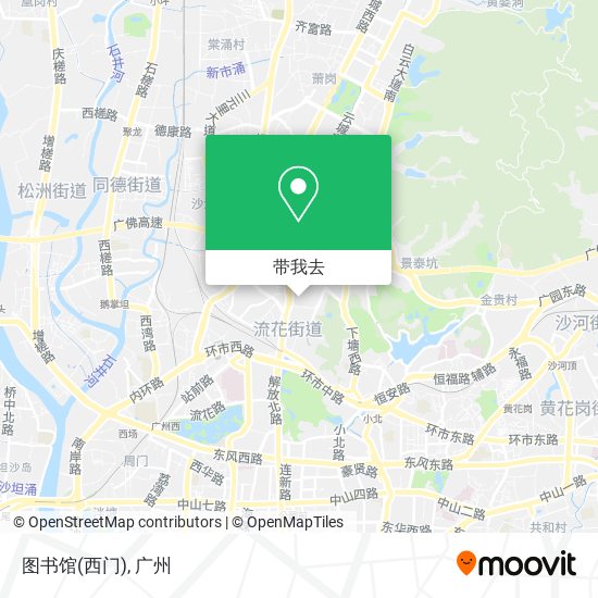 图书馆(西门)地图