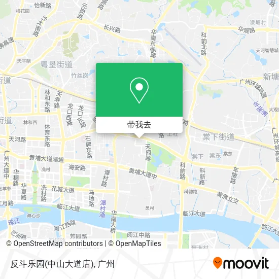 反斗乐园(中山大道店)地图