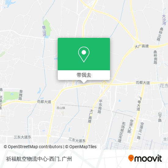 祈福航空物流中心-西门地图