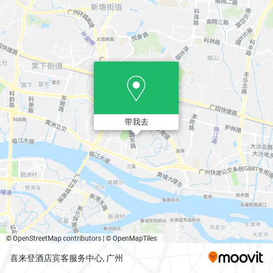 喜来登酒店宾客服务中心地图