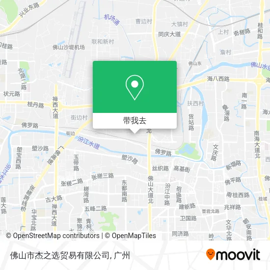 佛山市杰之选贸易有限公司地图