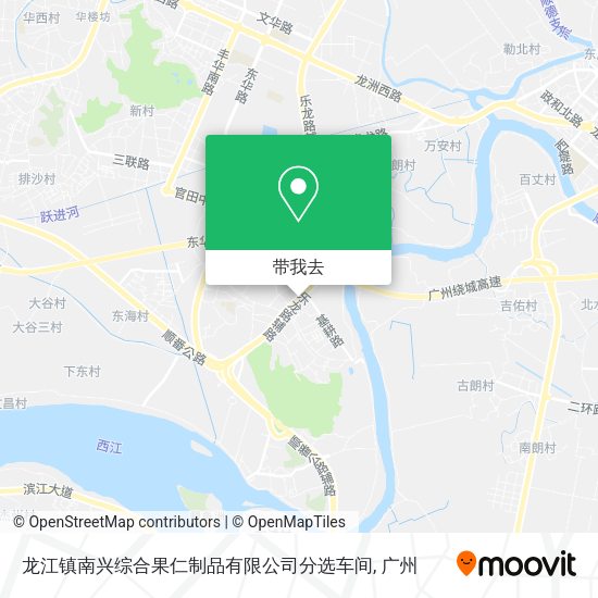龙江镇南兴综合果仁制品有限公司分选车间地图