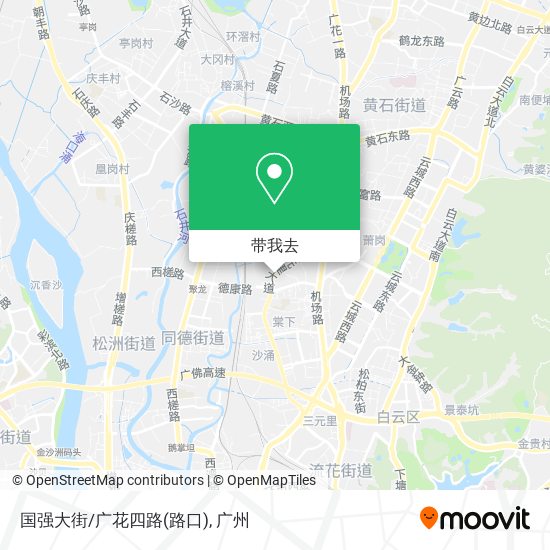 国强大街/广花四路(路口)地图