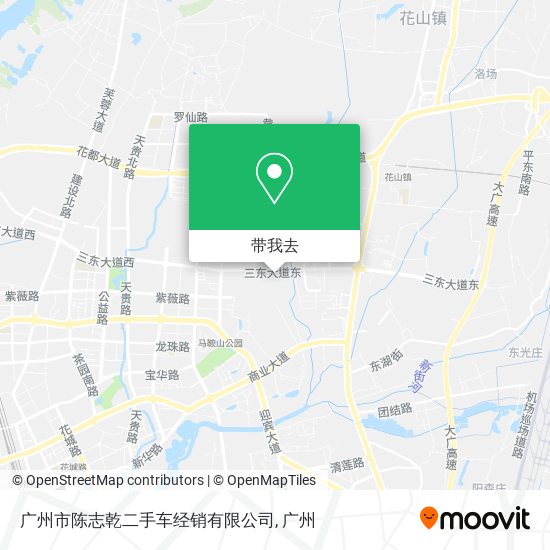 广州市陈志乾二手车经销有限公司地图