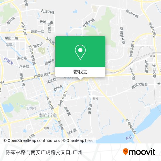 陈家林路与南安广虎路交叉口地图