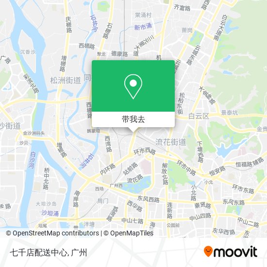 七千店配送中心地图