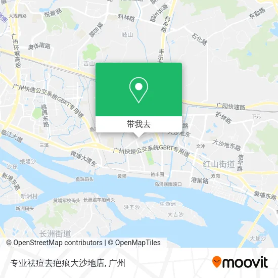 专业祛痘去疤痕大沙地店地图