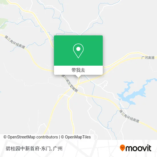 碧桂园中新首府-东门地图